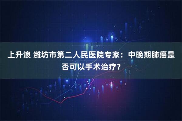 上升浪 潍坊市第二人民医院专家：中晚期肺癌是否可以手术治疗？